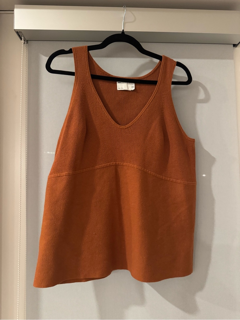 ASOS Curve Rust Orange Knit Tank